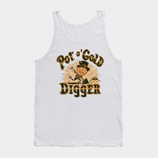 Put O' Gold Digger St Patrick's day Tank Top